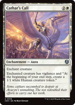 Cathar's Call (INR-016) - Innistrad Remastered: (enchantment) Foil