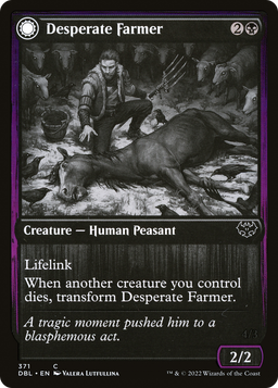 Desperate Farmer (DBL-371) - Innistrad: Double Feature: (Double Faced Transform) Foil