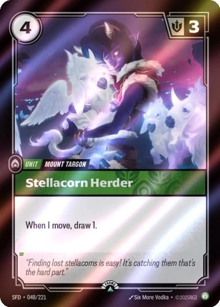 Stellacorn Herder (048/221) - Riftbound Organized Play Promotional Cards Foil