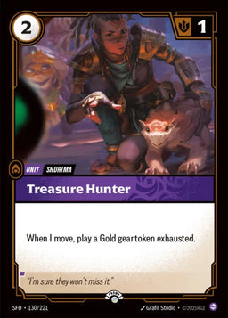Treasure Hunter (130/221) - Riftbound Organized Play Promotional Cards Foil